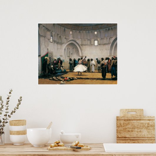 The Whirling Dervtains, 1899 Poster (Küche)