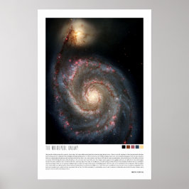 The Whirlpool Galaxy (51a, M51a, NGC 5194) Poster