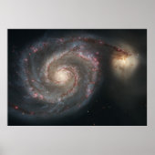 The Whirlpool Galaxy and Companion Poster (Vorne)