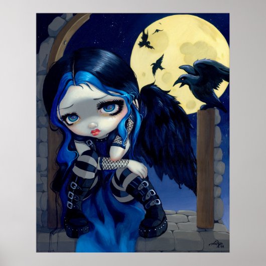 The Whispered Word Lenore ART PRINT gotische Märch Poster (Vorne)