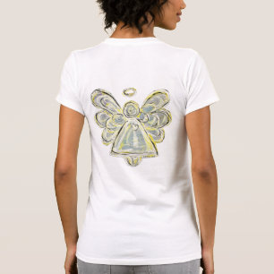 The White Guardian Angel Custom Holiday Art Shirt