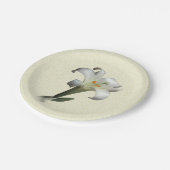 The White Lily - Pappteller (Schrägansicht)