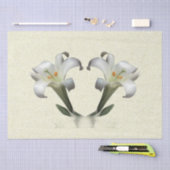 The White Lily - Seidenpapier (Handwerk)