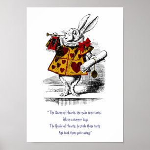 The White Rabbit Print Poster