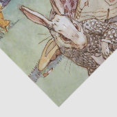 "The White Rabbit" von Alice B Woodward Seidenpapier (Ausschnitt)