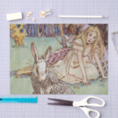 "The White Rabbit" von Alice B Woodward Seidenpapier (Handwerk)