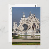 The White Temple (Wat Rong Khun), Thailand Postkarte (Vorne/Hinten)