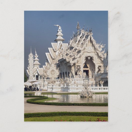 The White Temple (Wat Rong Khun), Thailand Postkarte (Vorderseite)