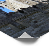 The White Tower - Tower of London Poster (Ecke)