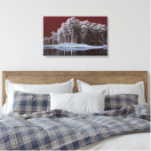 The White Woods Canvas Print Leinwanddruck (Insitu (Schlafzimmer))