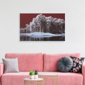 The White Woods Canvas Print Leinwanddruck (Insitu (Wohnzimmer))