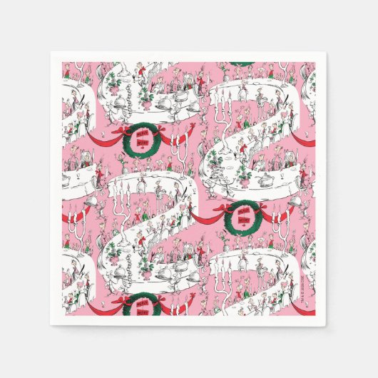 The Whos' Merry Christmas Feast Serviette (Vorderseite)