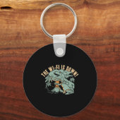 The Wi-fi Is Down! For Mens Women Boys Girls Funny Schlüsselanhänger (Vorderseite)