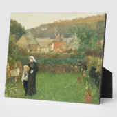 The Widow, 1895 (Öl auf Leinwand) Fotoplatte (Seite)