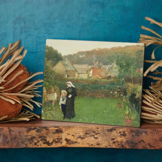 The Widow, 1895 (Öl auf Leinwand) Fotoplatte (Seite)