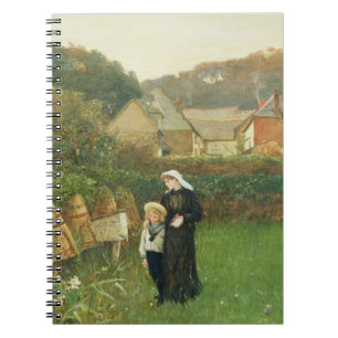 The Widow, 1895 (Öl auf Leinwand) Notizblock