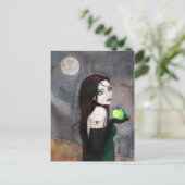 The Widow Gothic WItch Fantasy Art Postcard Postkarte (Stehend Vorderseite)