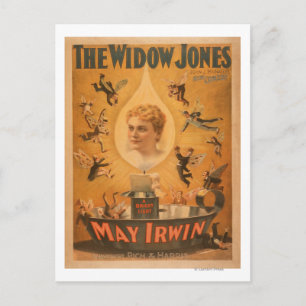 "The Widow Jones" Männer wie Fliegen anzieht Postkarte