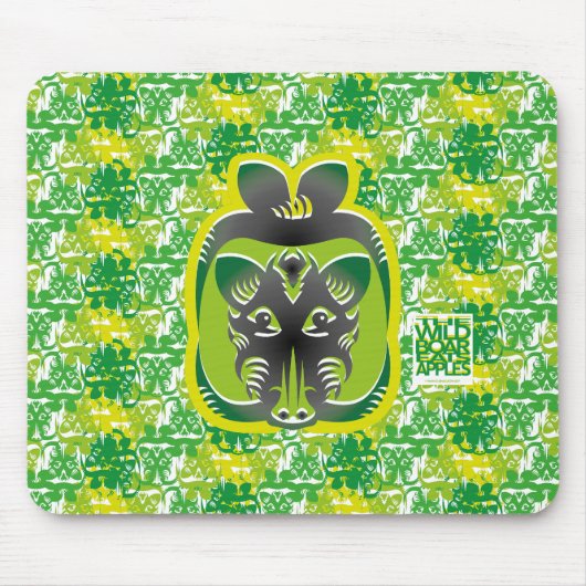 THE WILD BOAR EATS APPLES BY MASANSER MOUSEPAD (Vorne)