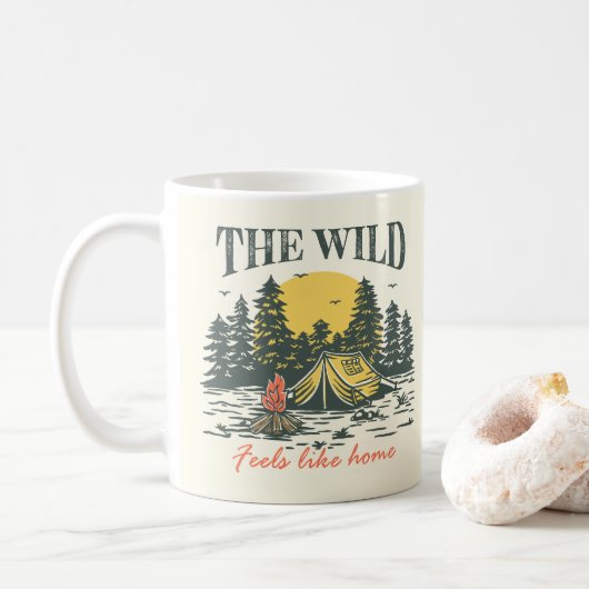 The Wild Feels Like Home Kaffeetasse (Mit Donut)