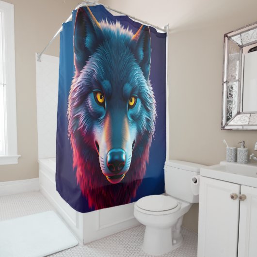 The Wild Gaze - Duschvorhang (Beispiel)