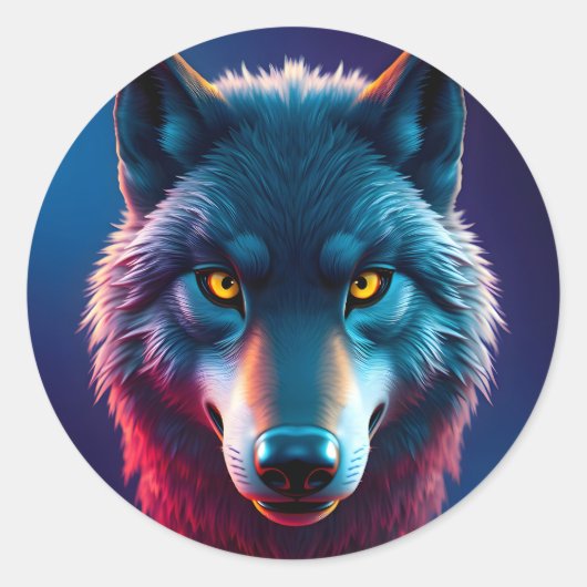 The Wild Gaze - Runder Aufkleber (Vorderseite)