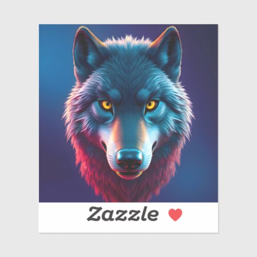 The Wild Gaze - Square Vinyl Aufkleber (Blatt)