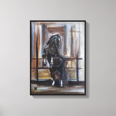 The Wild Horse Painting by Alfred Fox Leinwanddruck (Vorderseite)