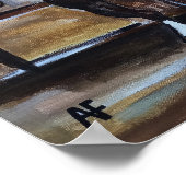 The Wild Horse Painting by Alfred Fox Poster (Ecke)