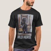 The Wild Horse Painting by Alfred Fox T-Shirt (Vorderseite)