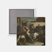 The Wild Horse Race in Rome, c.1817 Magnet (Vorderseite/Rückseite)