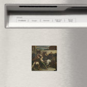 The Wild Horse Race in Rome, c.1817 Magnet (In Situ (Geschirrspüler))