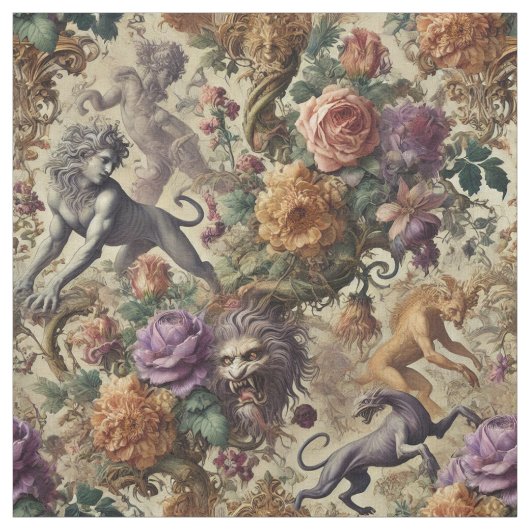 The Wild Lush - Gothic Statement Tile Stoff (Muster)