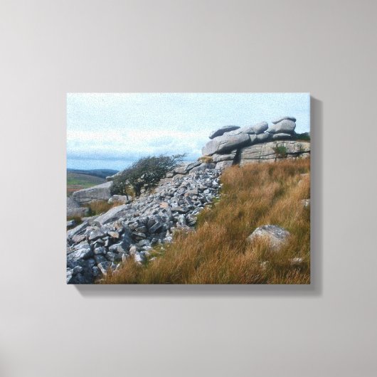 The Wild Moors Bodmin Moor Cornwall England Leinwanddruck (Vorderseite)