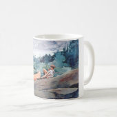 The Wilderness Guide (von Winslow Homer) Kaffeetasse (VorderseiteRechts)