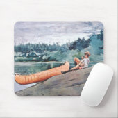 The Wilderness Guide (von Winslow Homer) Mousepad (Mit Mouse)