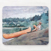 The Wilderness Guide (von Winslow Homer) Mousepad (Vorne)