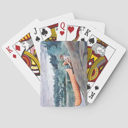 The Wilderness Guide (von Winslow Homer) Spielkarten (Rückseite)