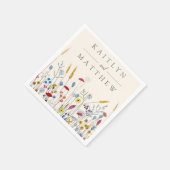 The Wildflower Meadow Hochzeitssuite - Serviette (Ecke)