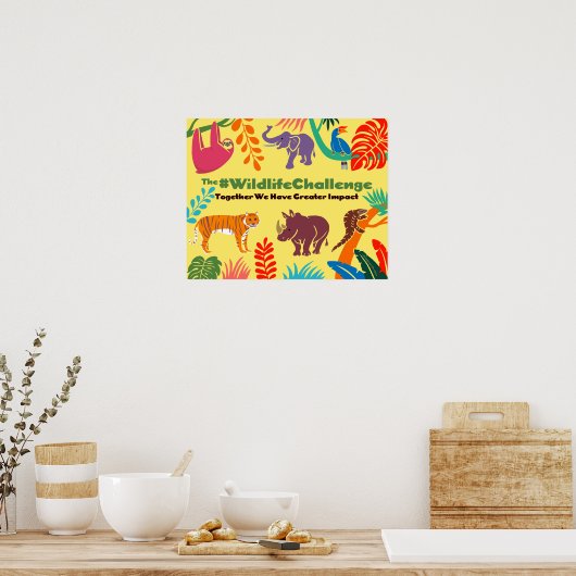 The Wildlife Challenge Poster (Matte) (Küche)