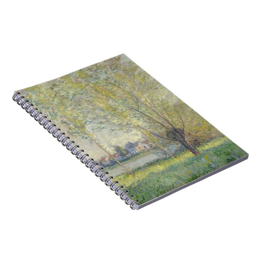 The Willows Claude Monet 1880 Notizblock (Rechte Seite)