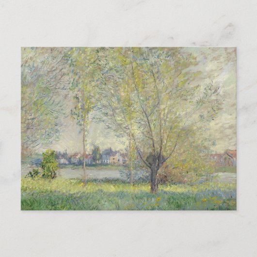 The Willows Claude Monet 1880 Postkarte (Vorderseite)