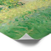 The Willows - Claude Monet Fine Art Poster (Ecke)