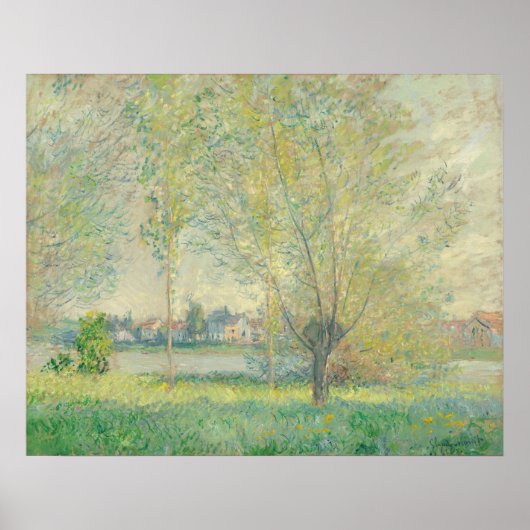 The Willows - Claude Monet Fine Art Poster (Vorne)