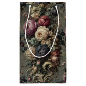 The Wilted Vigil - Gothic Floral Kleine Geschenktüte (Rückseite)