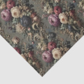 The Wilted Vigil - Gothic Floral Seidenpapier (Detail)