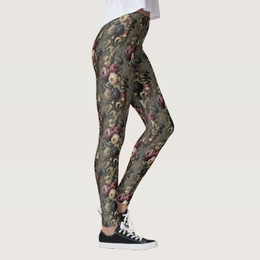 The Wilted Vigil - Gothic Viktorianisch Delirium Leggings (Rechts)