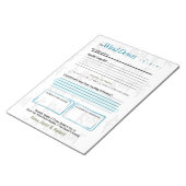 The WIND DOWN – 5-Minute Evening Journal Notepad Notizblock (angewinkelt)