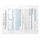 The WIND DOWN – 5-Minute Evening Journal Notepad Notizblock (Vorderseite)