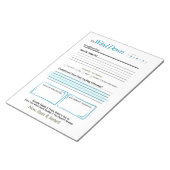 The WIND DOWN – 5-Minute Evening Journal Notepad Notizblock (angewinkelt)